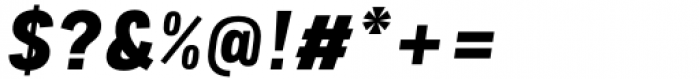 CA Zentrum Condensed Black Italic Font OTHER CHARS