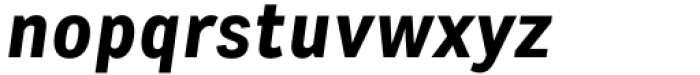 CA Zentrum Condensed Bold Italic Font LOWERCASE