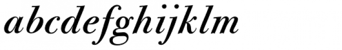 CAL Bodoni Casale Medium Italic Font LOWERCASE