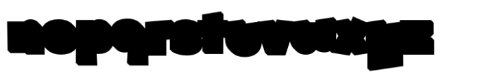 CANCINO BLACK Regular 07 Font LOWERCASE