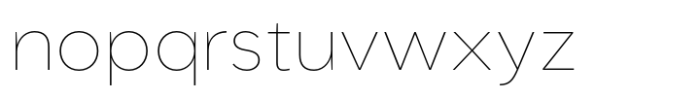 Cabira Hairline Font LOWERCASE