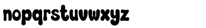 Cabiry Bubble Regular Font LOWERCASE