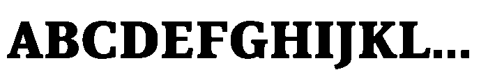 Cabot Black Font UPPERCASE