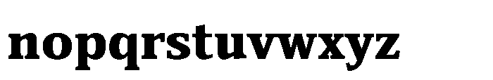 Cabot Black Font LOWERCASE