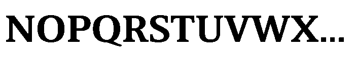 Cabot Bold Font UPPERCASE