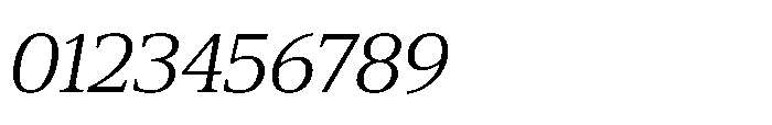 Cabot Book Italic Font OTHER CHARS