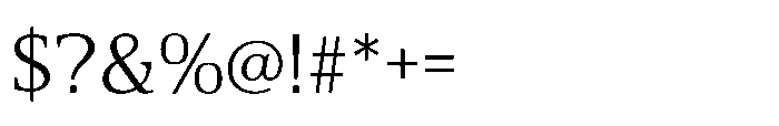 Cabot Book Font OTHER CHARS