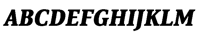 Cabot Condensed Black Italic Font UPPERCASE
