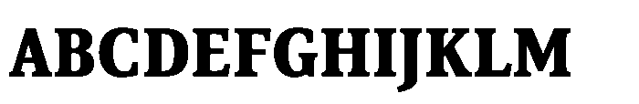 Cabot Condensed Black Font UPPERCASE