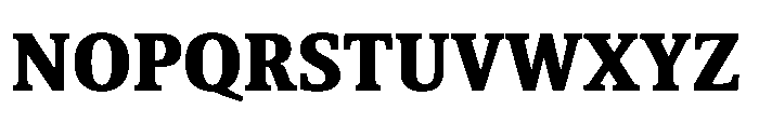 Cabot Condensed Black Font UPPERCASE