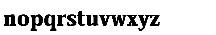 Cabot Condensed Black Font LOWERCASE