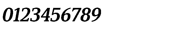 Cabot Condensed Bold Italic Font OTHER CHARS