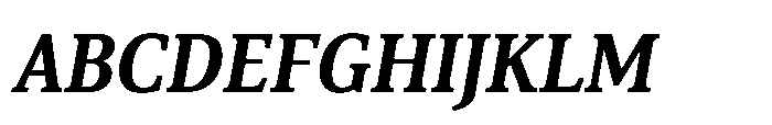 Cabot Condensed Bold Italic Font UPPERCASE