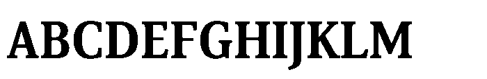 Cabot Condensed Bold Font UPPERCASE