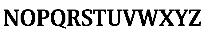 Cabot Condensed Bold Font UPPERCASE
