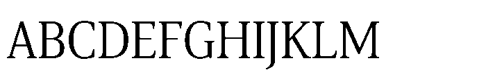Cabot Condensed Book Font UPPERCASE