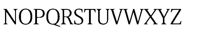 Cabot Condensed Book Font UPPERCASE