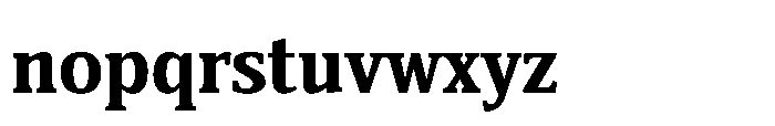 Cabot Condensed Ex Bold Font LOWERCASE