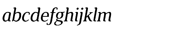 Cabot Condensed Italic FONT