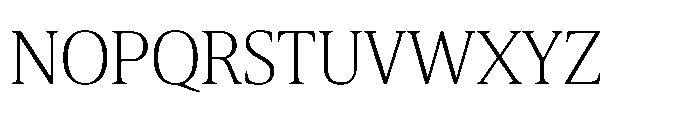Cabot Condensed Light Font UPPERCASE