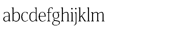 Cabot Condensed Light FONT