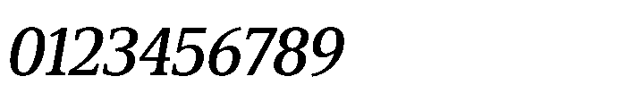 Cabot Condensed Medium Italic Font OTHER CHARS