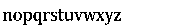 Cabot Condensed Medium Font LOWERCASE