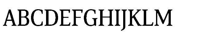 Cabot Condensed Regular Font UPPERCASE