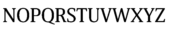Cabot Condensed Regular Font UPPERCASE