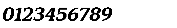 Cabot Ex Bold Italic Font OTHER CHARS