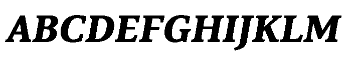 Cabot Ex Bold Italic Font UPPERCASE