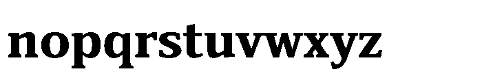 Cabot Ex Bold Font LOWERCASE