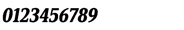Cabot Ex Condensed Black Italic Font OTHER CHARS