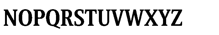 Cabot Ex Condensed Bold Font UPPERCASE