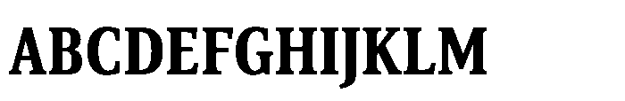 Cabot Ex Condensed Ex Bold Font UPPERCASE