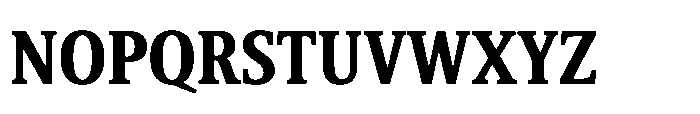 Cabot Ex Condensed Ex Bold Font UPPERCASE