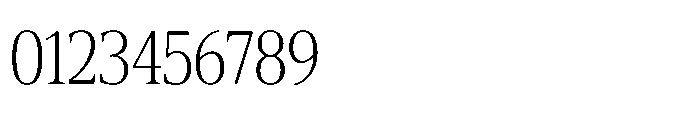 Cabot Ex Condensed Light Font OTHER CHARS