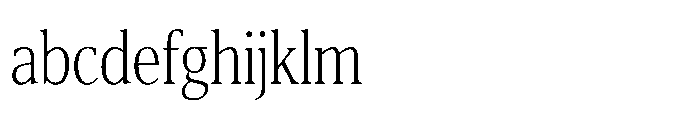 Cabot Ex Condensed Light FONT