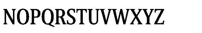 Cabot Ex Condensed Medium Font UPPERCASE