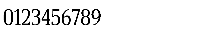 Cabot Ex Condensed Regular Font OTHER CHARS