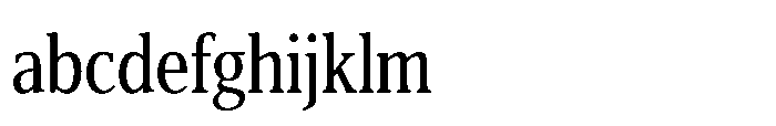 Cabot Ex Condensed Regular FONT