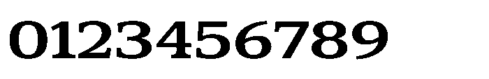 Cabot Ex Wide Bold Font OTHER CHARS