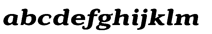Cabot Ex Wide Ex Bold Italic FONT