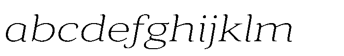 Cabot Ex Wide Light Italic FONT