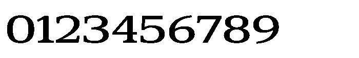 Cabot Ex Wide Medium Font OTHER CHARS