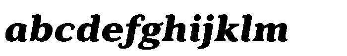 Cabot Expanded Black Italic FONT