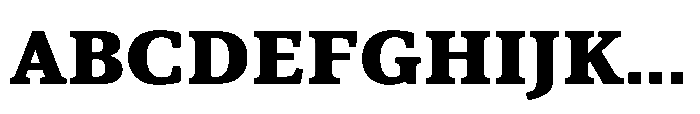 Cabot Expanded Black Font UPPERCASE