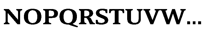 Cabot Expanded Bold Font UPPERCASE