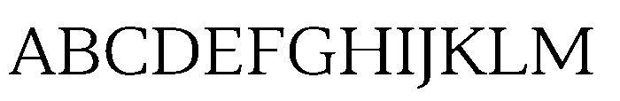 Cabot Expanded Book Font UPPERCASE