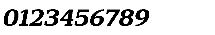 Cabot Expanded Ex Bold Italic Font OTHER CHARS